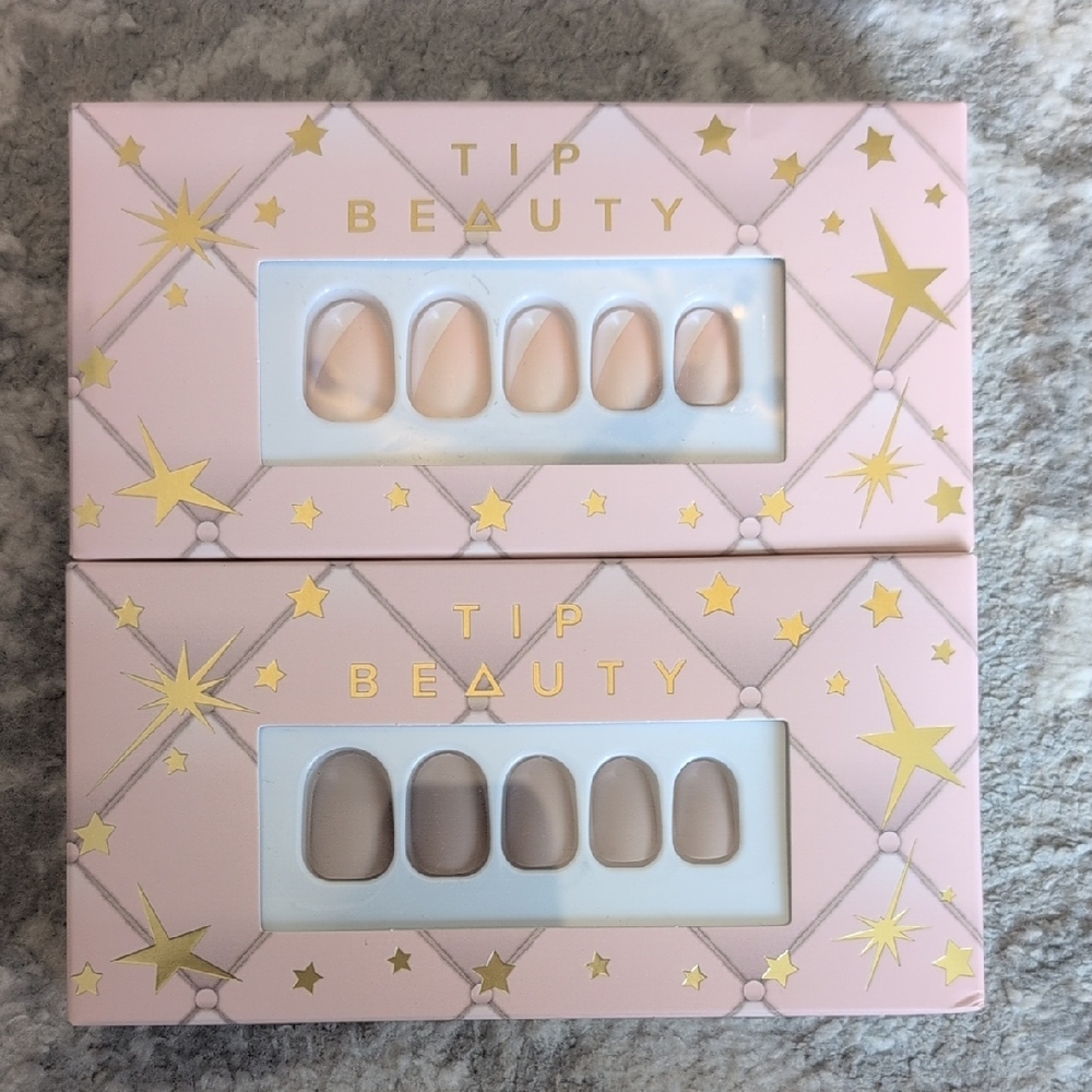 Tip Beauty Press-On Glue Nail Set
